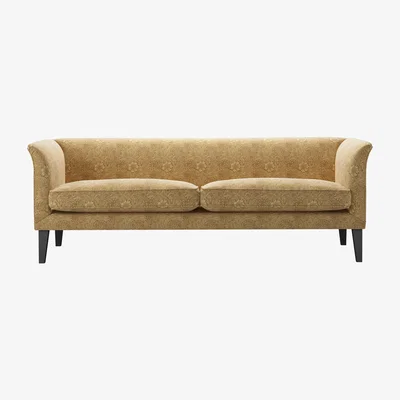 Sofa.com Fingal 3 Seat Sofa in Marigold Velvet Ochre
