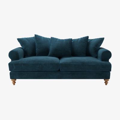 Sofa.com Teddy 3 Seat Sofa in Mineral Mist Speckled Chenille