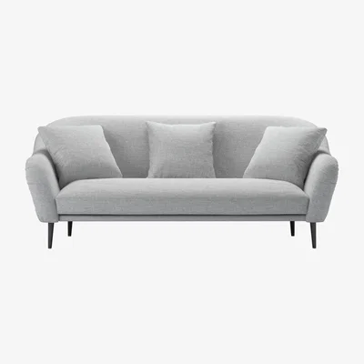 Sofa.com Jasper 3 Seat Sofa in Frost Highland Tweed - sofa.com
