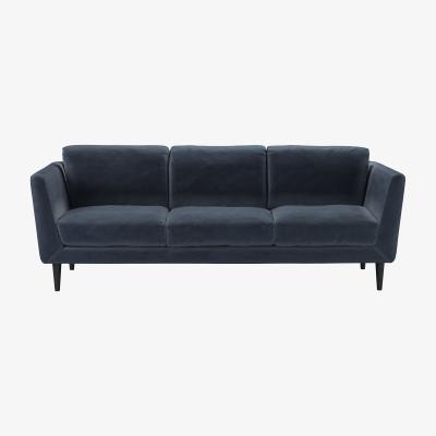 Sofa.com Holly 3 Seat Sofa in Skyfall Cotton Matt Velvet