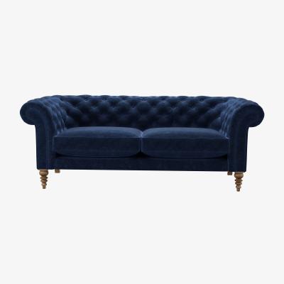 Sofa.com Oscar 3 Seat Sofa in Port Royal Aquaclean Clever Chenille