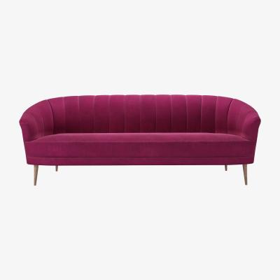 Sofa.com Harper 3 Seat Sofa in Persian Rose Smart Velvet