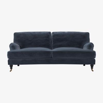 Sofa.com Bluebell 3 Seat Sofa in Skyfall Cotton Matt Velvet