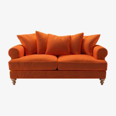 Sofa.com Teddy 2.5 Seat Sofa in Paprika Smart Velvet - sofa.com