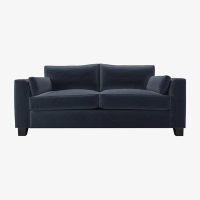 Sofa.com Bowie 3 Seat Sofa in Skyfall Cotton Matt Velvet