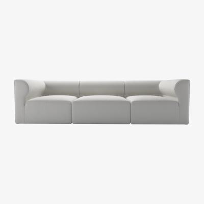 Sofa.com Cohen 3 Seat Sofa in Alabaster Brushed Linen Cotton