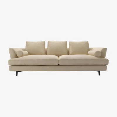 Sofa.com Larsen 3 Seat Sofa in Shearling Hygge Chunky Weave