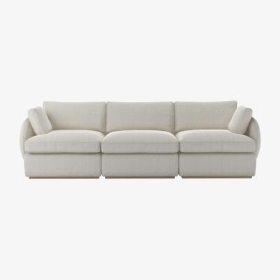 Sofa.com Ren 3 Seat Sofa in Clay House Herringbone Weave