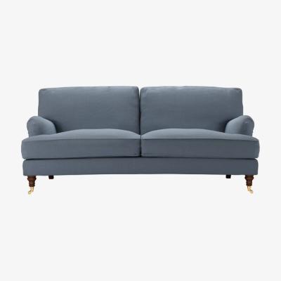 Sofa.com Bluebell 3 Seat Sofa in Loch Brushed Linen Cotton - sofa.com