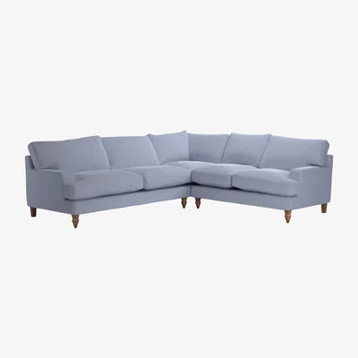 Sofa.com Isla Asym. Crn: LHF 2.5 Seat w RHF 2 Seat in Uniform House Basket Weave - sofa.com