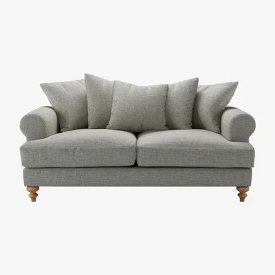 Sofa.com Teddy 2.5 Seat Sofa in Grey Marl Highland Tweed - sofa.com