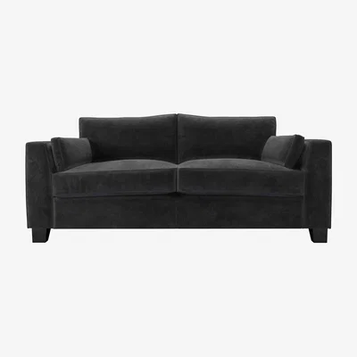 Sofa.com Bowie 3 Seat Sofa in Raven Speckled Chenille