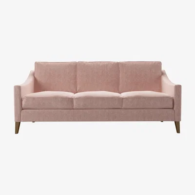 Sofa.com Iggy 3 Seat Sofa (breaks down) in Pavilion Pink Brushstroke - sofa.com