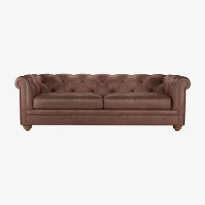 Sofa.com Patrick 3 Seat Sofabed in Satchel Vintage Leather - sofa.com