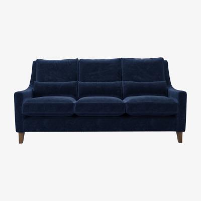 Sofa.com High Back Iggy 3 Seat Sofa in Port Royal Aquaclean Clever Chenille
