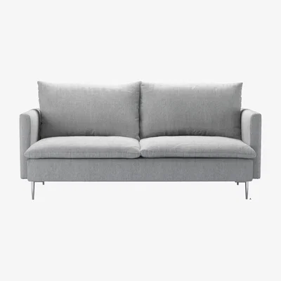 Sofa.com Emerson 3 Seat Sofa in Goodwin Grey Sandgate - sofa.com