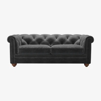 Sofa.com Patrick 2.5 Seat Sofabed in Armour Smart Velvet - sofa.com