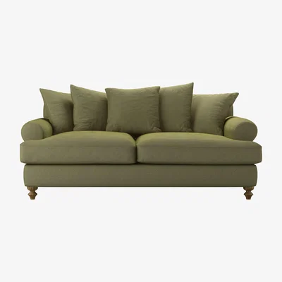 Sofa.com Teddy 3 Seat Sofabed in Lichen Heathland Weave - sofa.com