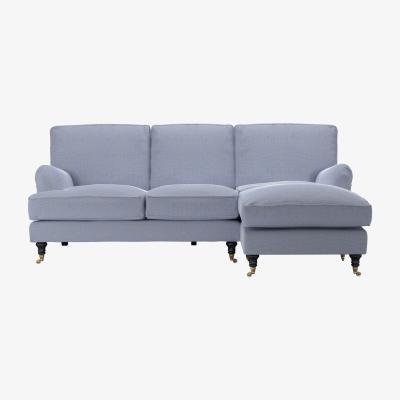 Sofa.com Bluebell RHF Chaise Sofa in Uniform House Basket Weave - sofa.com