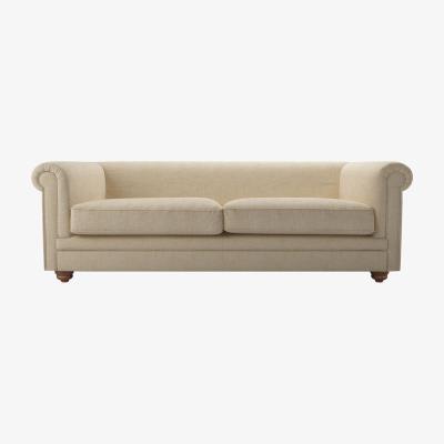 Sofa.com Patrick Unbuttoned 3 Seat Sofa in Shearling Hygge Chunky Weave