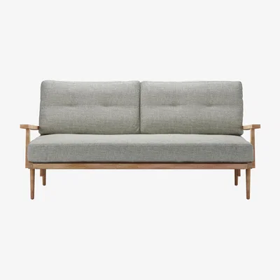 Sofa.com Hendrik 3 Seat Sofa in Grey Marl Highland Tweed - sofa.com