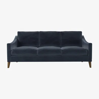 Sofa.com Iggy 3 Seat Sofa in Skyfall Cotton Matt Velvet