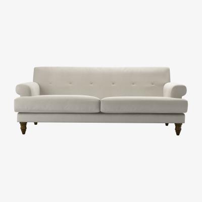 Sofa.com Remy 3 Seat Sofa in Stoneware Easy Cotton - sofa.com