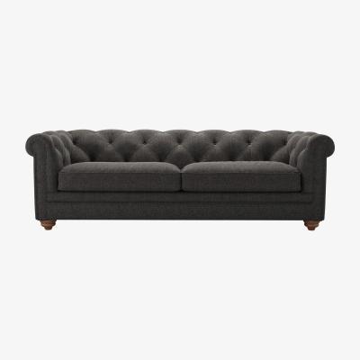 Sofa.com Patrick 3 Seat Sofabed in Anthracite Quartz - sofa.com