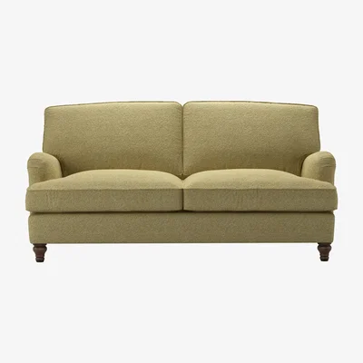 Sofa.com Bluebell 2.5 Seat Sofabed in Lemongrass Plush Tweed Boucle - sofa.com