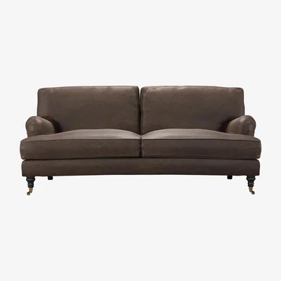 Sofa.com Bluebell 3 Seat Sofa in Walnut Antique Leather - sofa.com