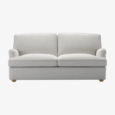 Sofa.com Bluebell Premium Comfort 3 Seat Sofabed in Alabaster Brushed Linen Cotton - sofa.com