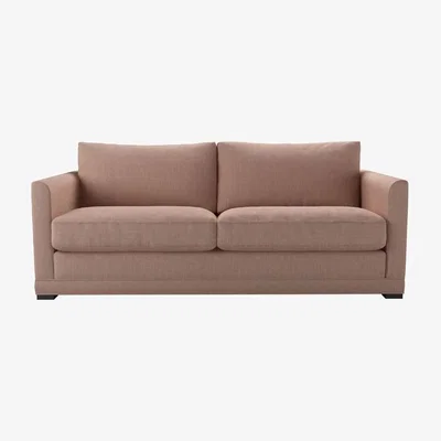 Sofa.com Aissa 3 Seat Sofa in Blush Pure Belgian Linen - sofa.com