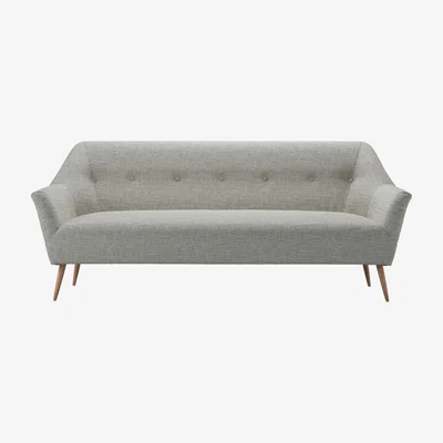 Sofa.com Minnie 3 Seat Sofa in Grey Marl Highland Tweed - sofa.com