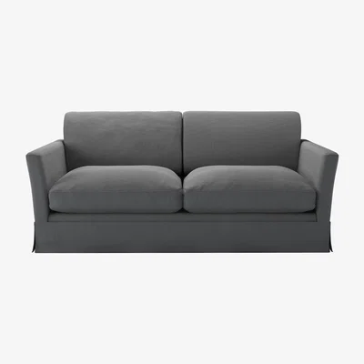 Sofa.com Otto 2.5 Seat Sofa Bed in Shadow Brushed Linen Cotton - sofa.com