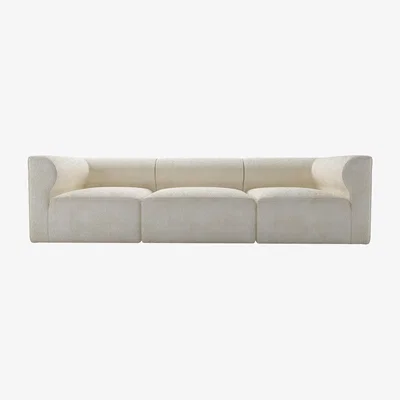 Sofa.com Cohen 3 Seat Sofa in Oyster Luxe Boucle