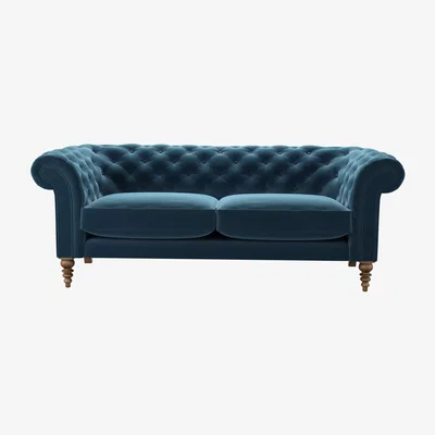 Sofa.com Perfectly Pristine Oscar 3 Seat Sofa in Seaweed Smart Cotton - sofa.com