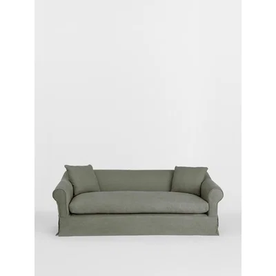 Soho Home Ophelia 3-Seater Sofa, Linen Loden