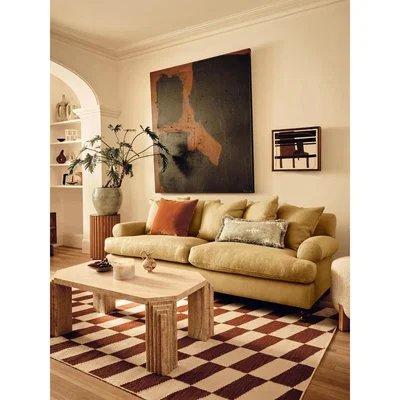 Soho Home Audrey 3-Seater Sofa, Linen Antelope