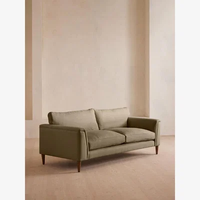 Soho Home Reya Three Seater Sofa, Linen, Sage