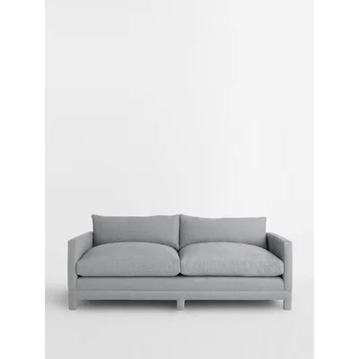 Soho Home Ashford 3-Seater Sofa, Linen Light Grey