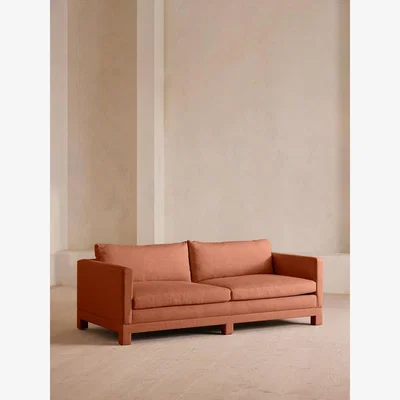 Soho Home Ashford Three Seater Sofa, Linen, Antique Rose