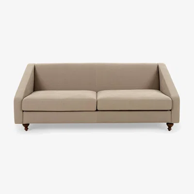 Sazy Blake 3 Seater Linen Sofa, Mink