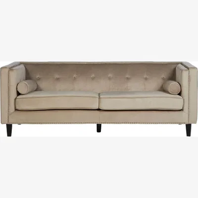 Teddy Beau Teddy's Collection Francis 3 Seater Mink Sofa