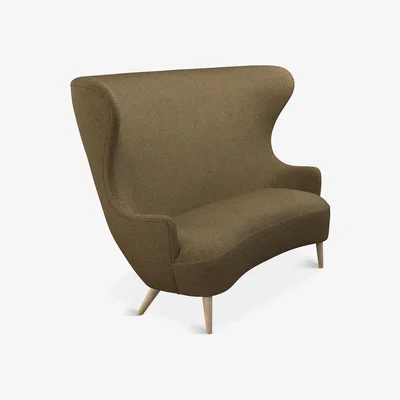 Tom Dixon Tom Dixon - Wingback Sofa Natural Leg Melange Nap 0491