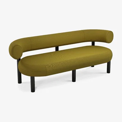 Tom Dixon Tom Dixon - Fat 3 Seater Sofa Denim 0707