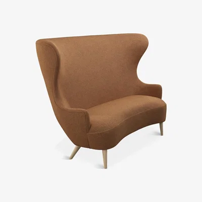 Tom Dixon Tom Dixon - Wingback Sofa Natural Leg Melange Nap 0351