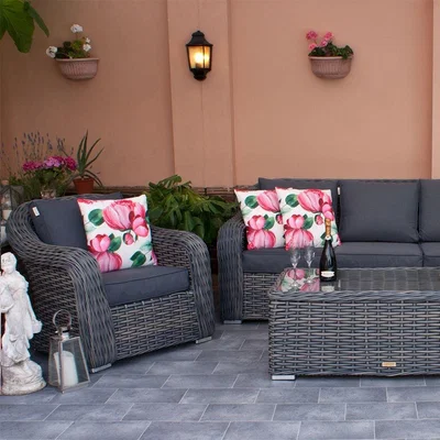 Woods Furniture Miami 3 Seater Sofa and Chairs Set