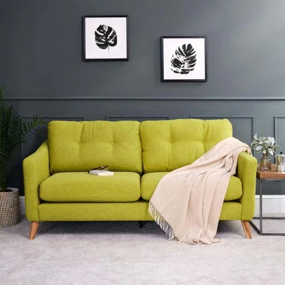 Woods Furniture Barcelona 3 Seater Sofa - Pistachio
