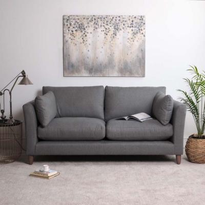 Woods Furniture Frankie 3 Seater Sofa - Tweed Grey