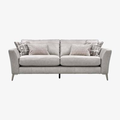 Woods Furniture Flynn 3 Seater Sofa in Leather